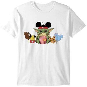 Baby Yoda Disney Family Cute Retro Graphic Unisex T-Shirt 166
